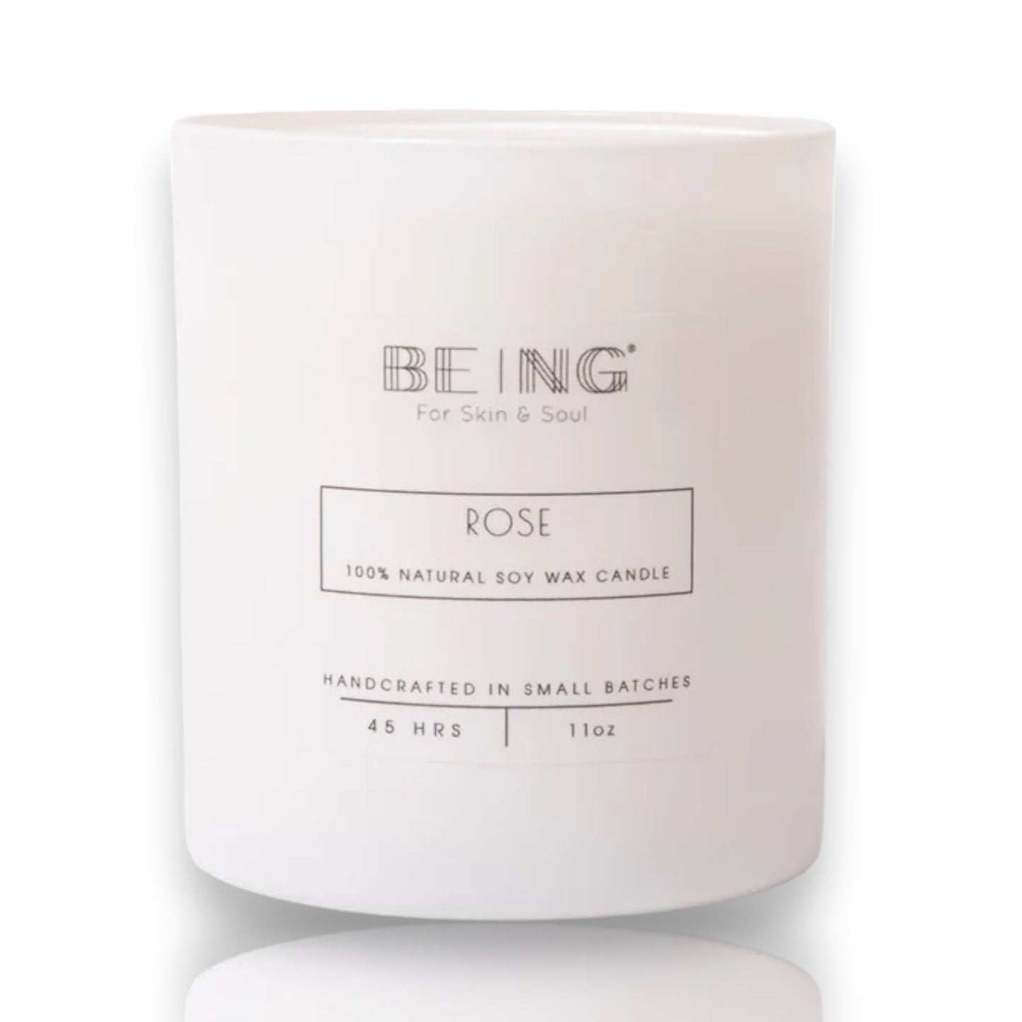 Rose Soy Wax Candle - LIVE BY BEING