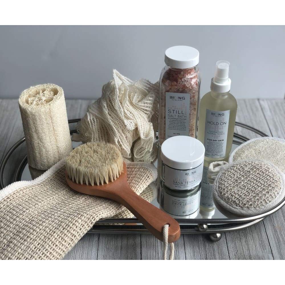 Vegan Exfoliating Dry Body Brush - LIVE BY BEING