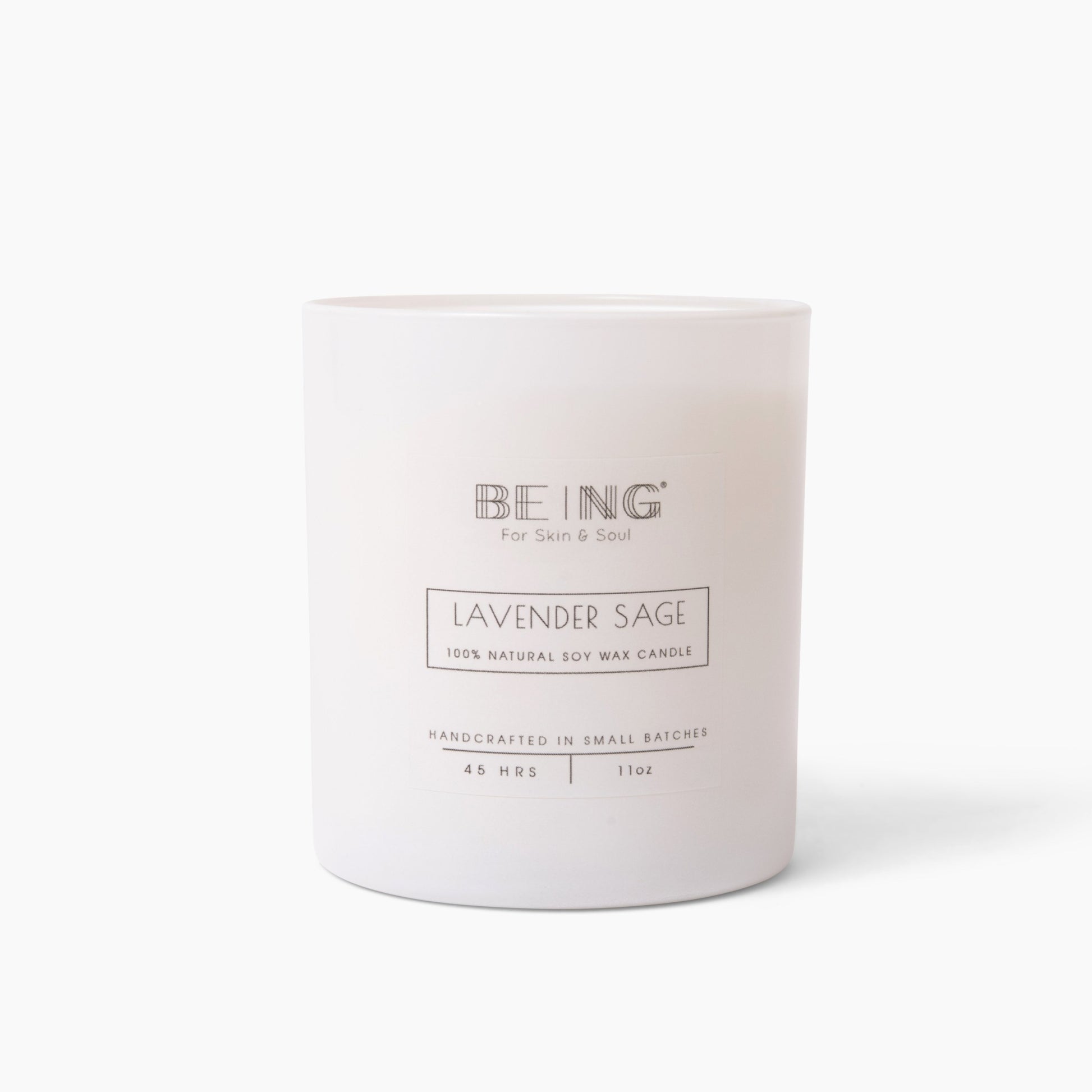 Lavender Sage Soy Candle - LIVE BY BEING