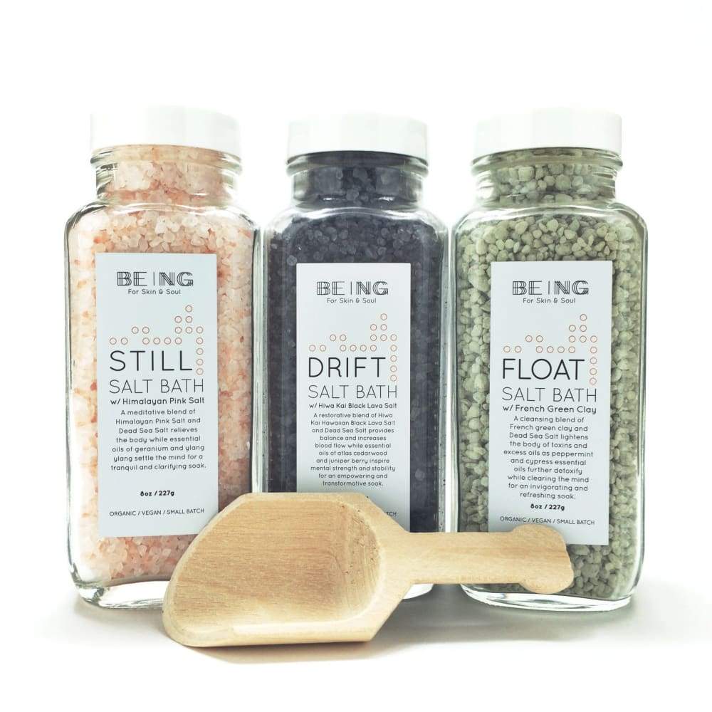 BEING- Bath Salt Spa Gift Set Collection – LIVE BY BEING