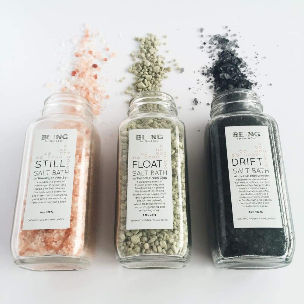 Bath Salts Spa Gift Set Collection - LIVE BY BEING